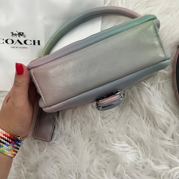 New without tags ✨️Coach Pillow Tabby 18 Ombre Leather Shoulder Bag CA084 - Picture 7 of 7